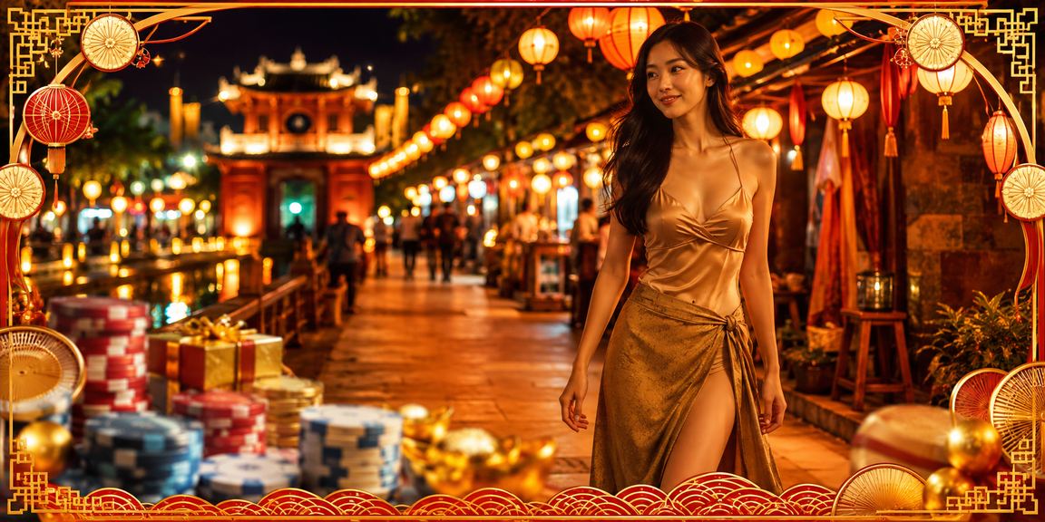 Khung cảnh chợ đêm Hà Nội sôi động bên cạnh màn hình theo dõi kèo cược trực tuyến